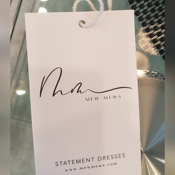 NWT - Sparkling Crystal Mesh multi ware Dress with Scarf Detail - Picture 8 of 8